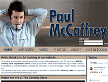 Tablet Screenshot of paulmccaffrey.com